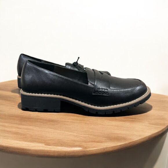 DV Dolce Vita Women's Carley Lug Loafer Black Size 8.5 - Picture 6 of 8